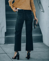 Venti High Rise Crop-Jeans mit geradem Bein